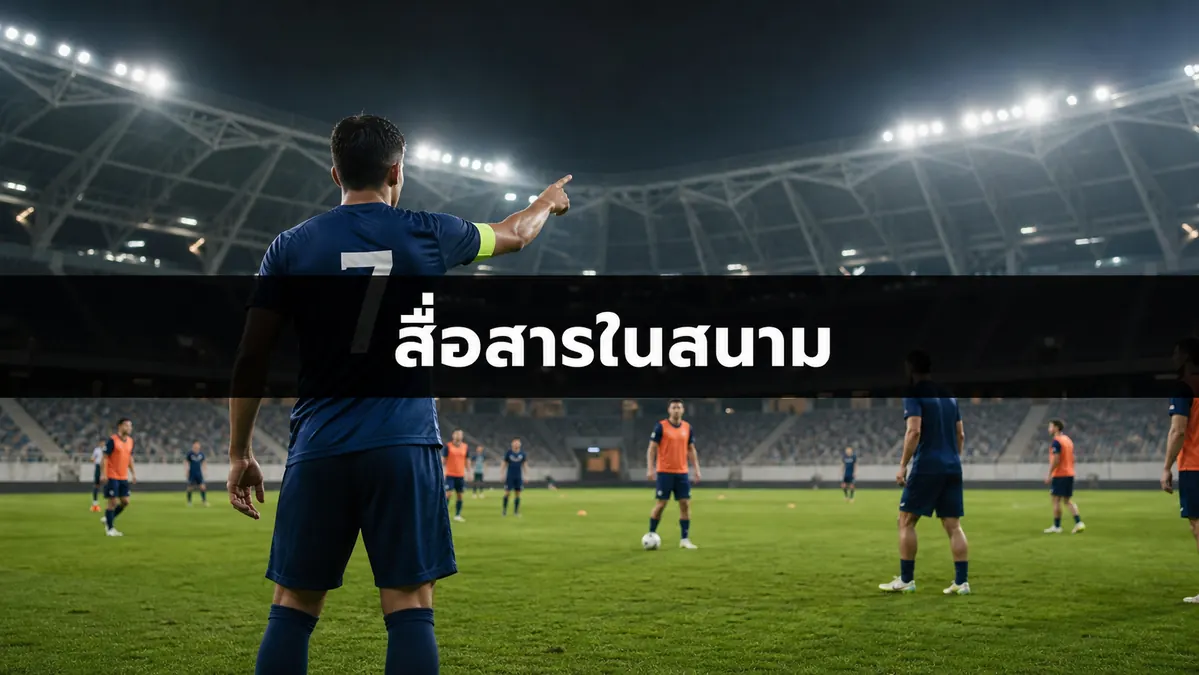 กัปตันทีมสื่อสารแท็กติกและจัดระเบียบเพื่อนร่วมทีม